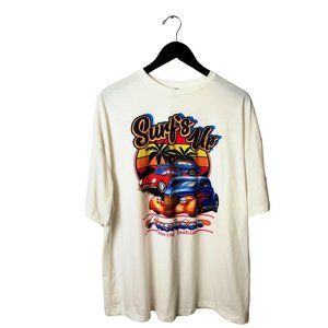 Shein Surf's Up Fashion Chasing T Shirt Graphic Tee Short Sleeve Logo Print